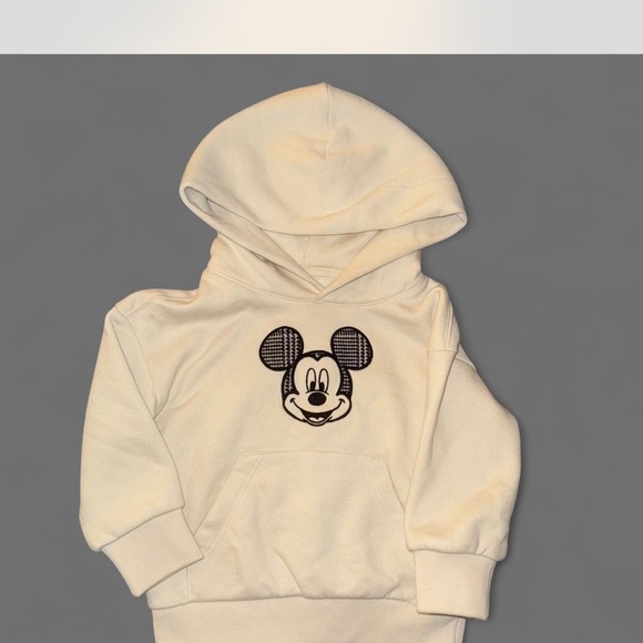 GAP Other - GAP Kids Cream Hoodie with Mickey Mouse